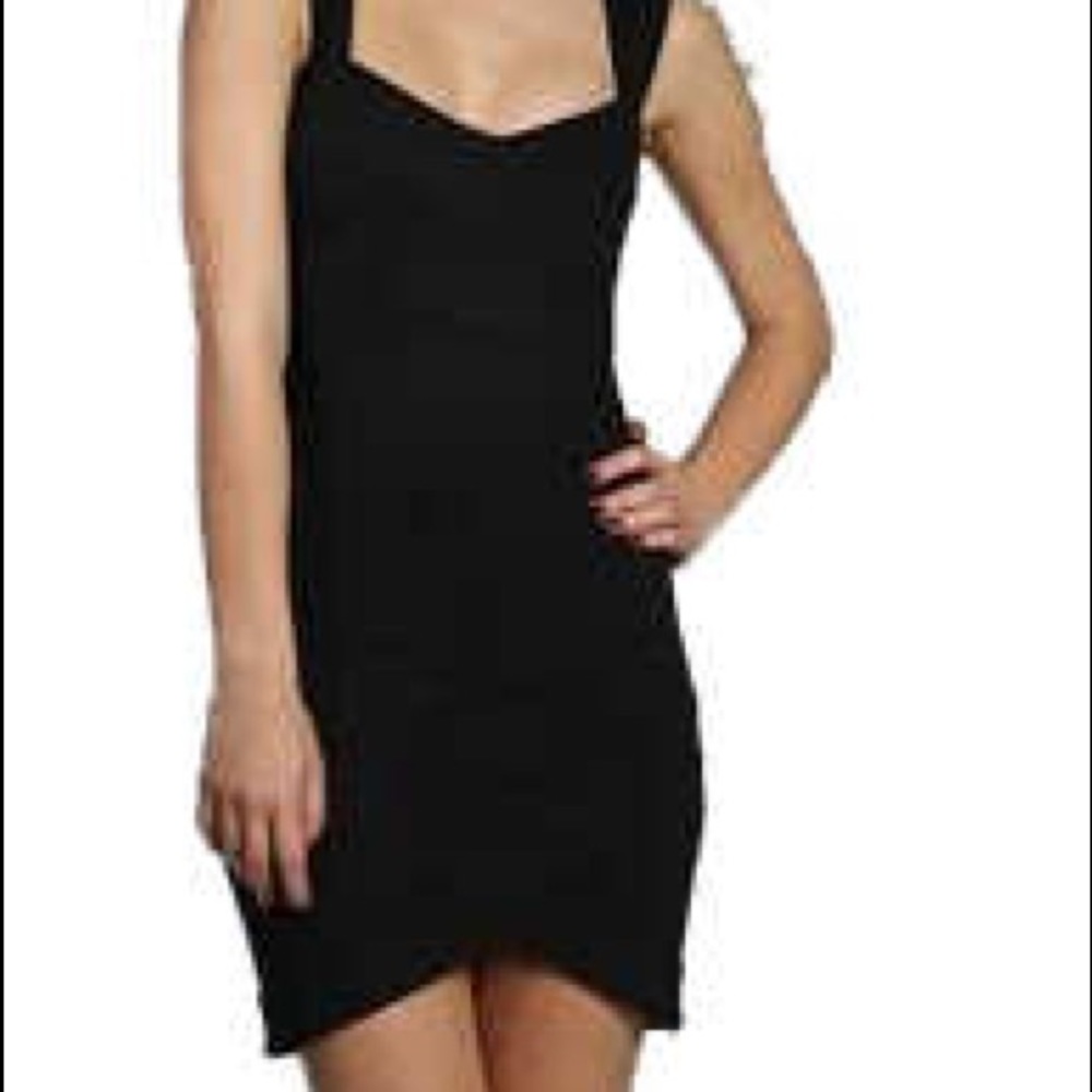 Ted Baker Black Corbin Bodycon Dress Size 1 (XXS)